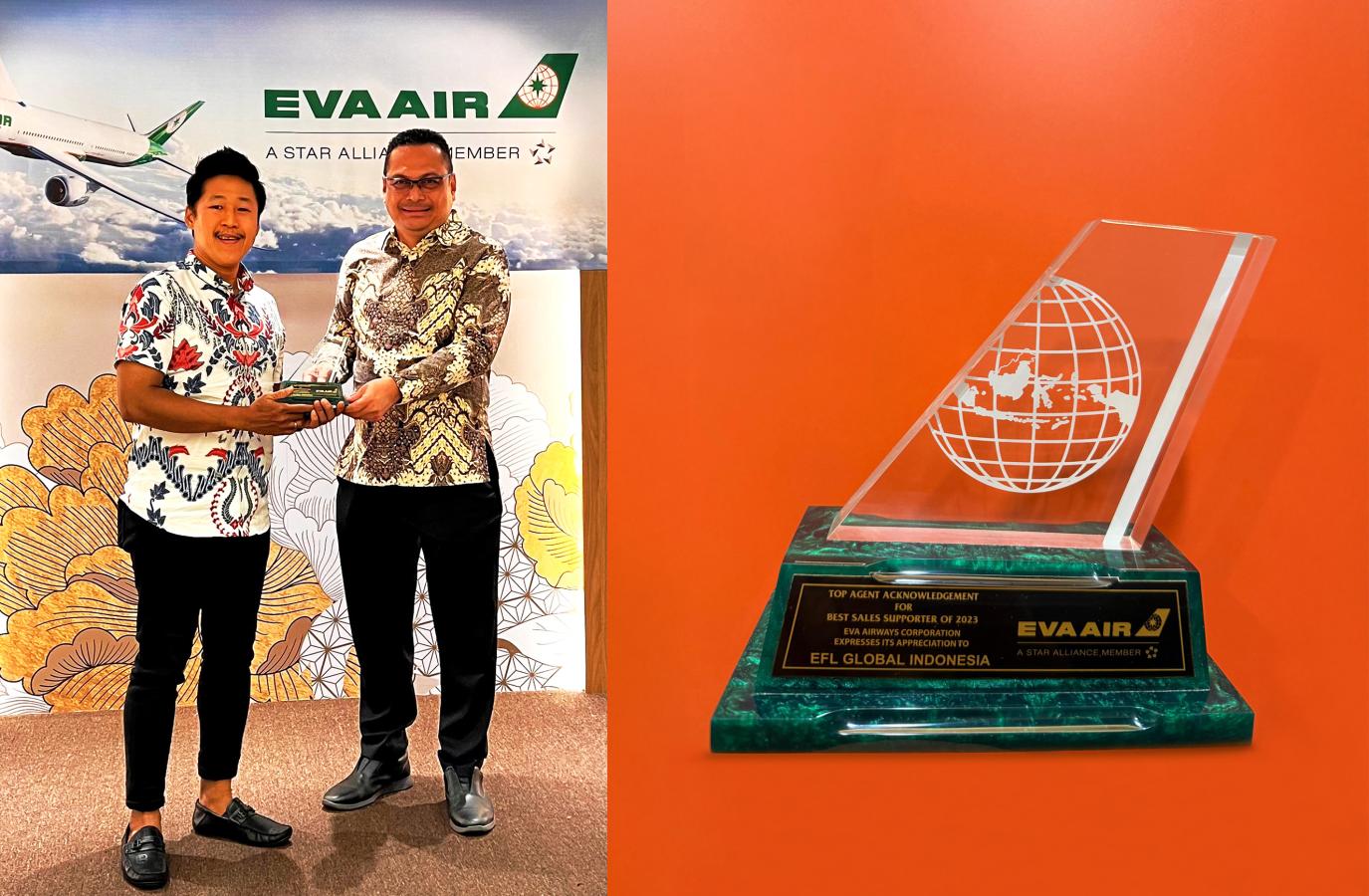 Our Team Shines as EVA Air’s Best Sales Supporter